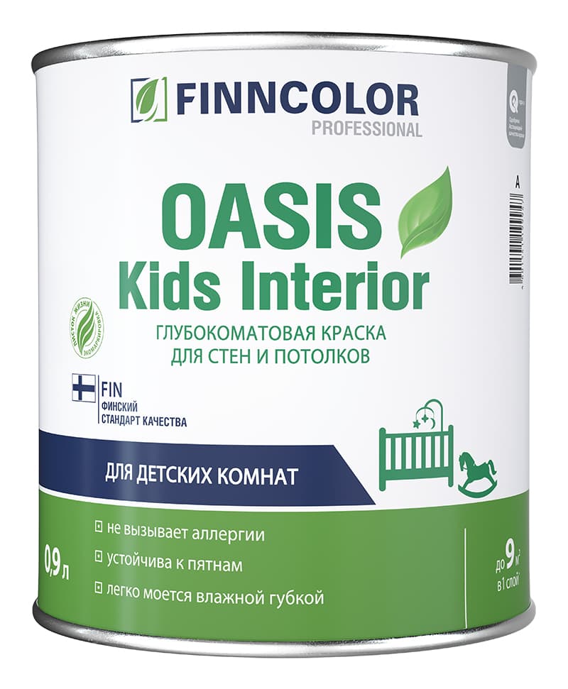 Краска Finncolor Oasis Kids Interior C 7 0,9 л. производства Finncolor - фото