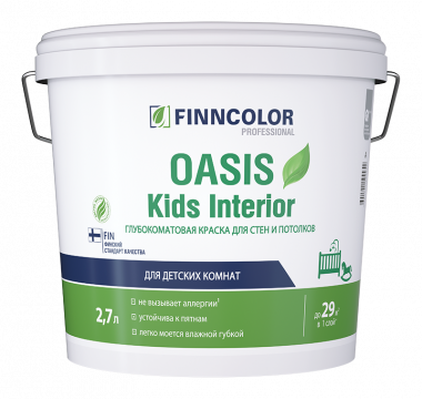Краска Finncolor Oasis Kids Interior C 7 2,7 л. производства Finncolor - фото