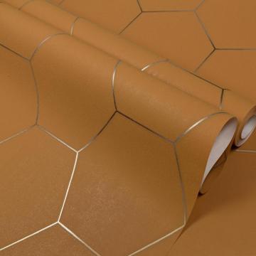 Обои 72088-33TC Гексагон топ вельвет производства Палитра - фото