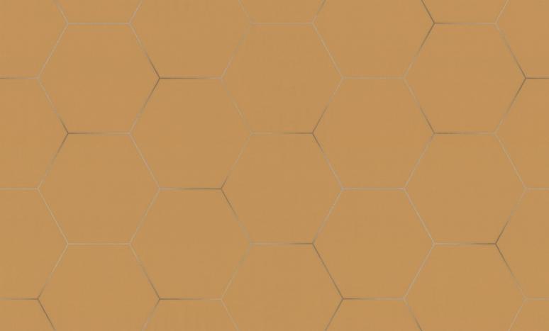 Обои 72088-33TC Гексагон топ вельвет производства Палитра - фото
