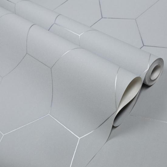 Обои 72088-41TC Гексагон топ вельвет производства Палитра - фото