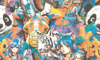 Обои 72283-63НС Аниме производства Палитра - фото