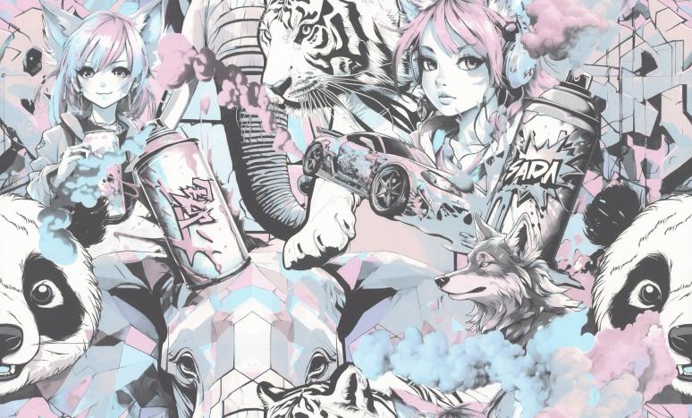 Обои 72283-15НС Аниме производства Палитра - фото