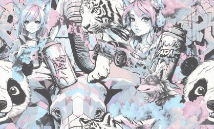 Обои 72283-15НС Аниме производства Палитра - фото