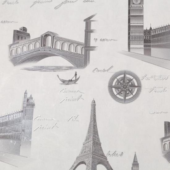 Обои 72406-14PL Стена путешествий производства Палитра - фото