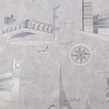 Обои 72406-41PL Стена путешествий производства Палитра - фото