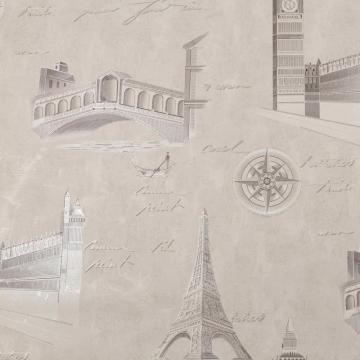 Обои 72406-42PL Стена путешествий производства Палитра - фото