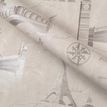 Обои 72406-42PL Стена путешествий производства Палитра - фото