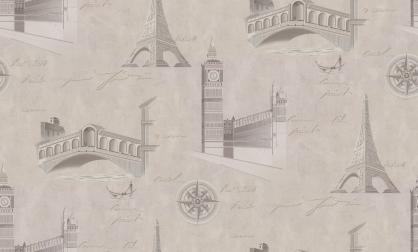 Обои 72406-42PL Стена путешествий производства Палитра - фото